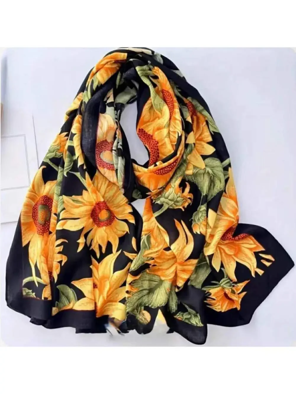Lovely sunflowers scarf. New! Long. $15
